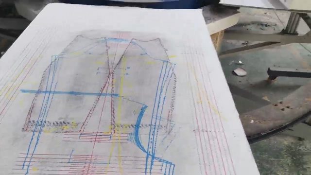 自動捺染ライン 展示｜中国・仏山のアパレル工場の映像
